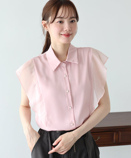 【早割5％OFF】ウイングスリーブブラウス【メール便】