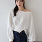 【早割5％OFF】オフショルダースウェット