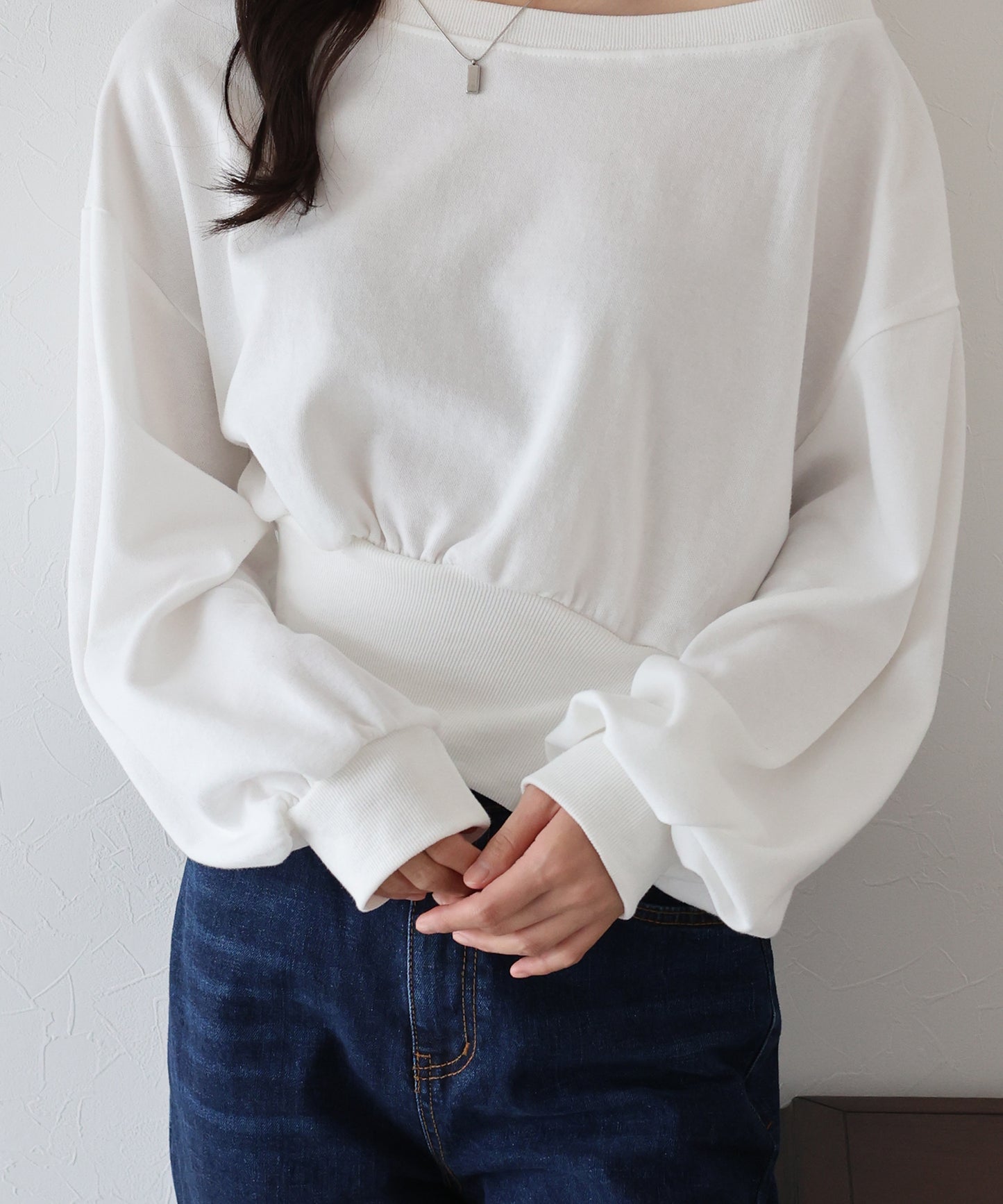 【早割5％OFF】オフショルダースウェット