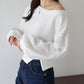 【早割5％OFF】オフショルダースウェット