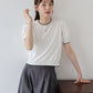 【TIME SALE】配色スカラップニット
