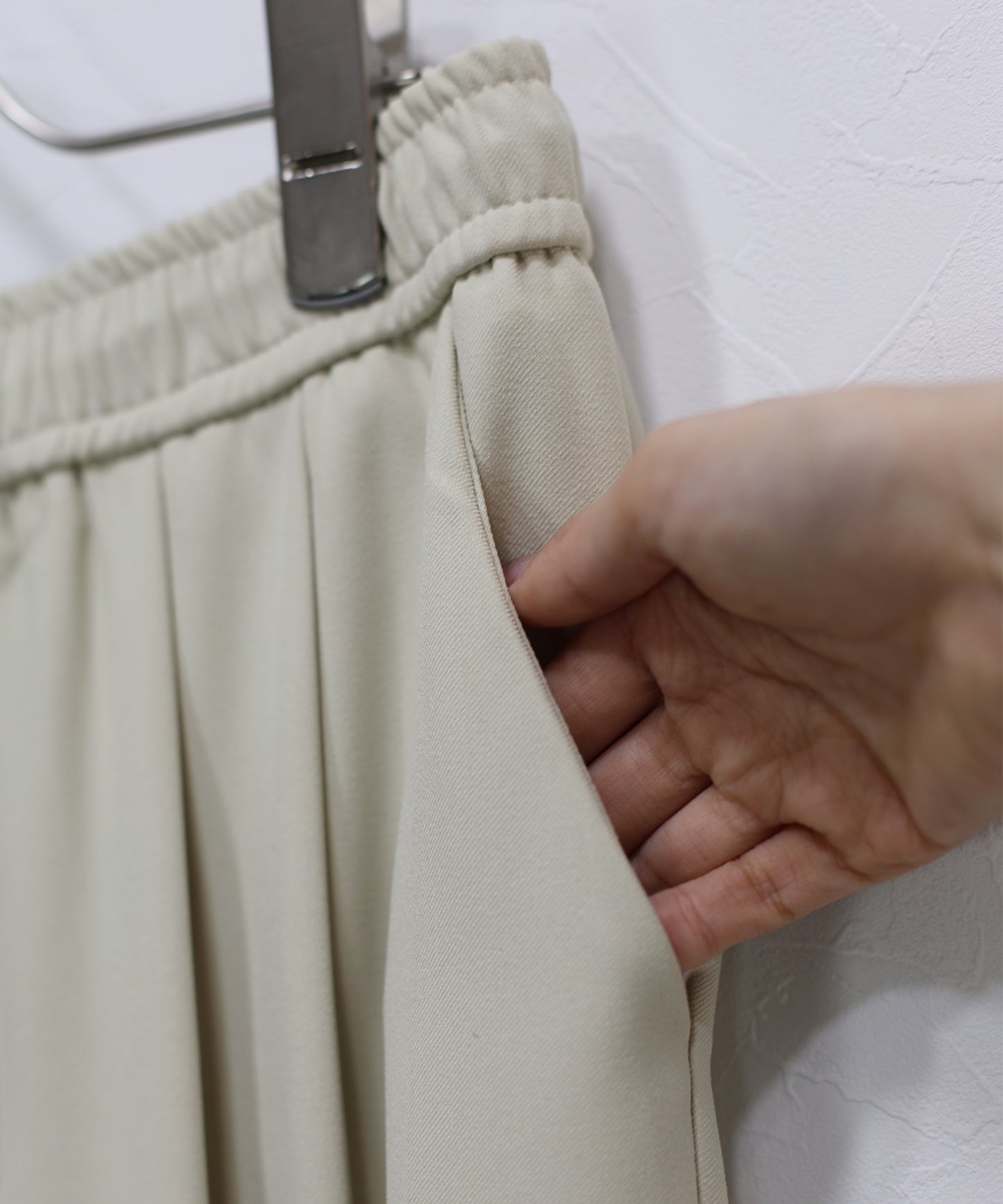 レザードロストワイドパンツ