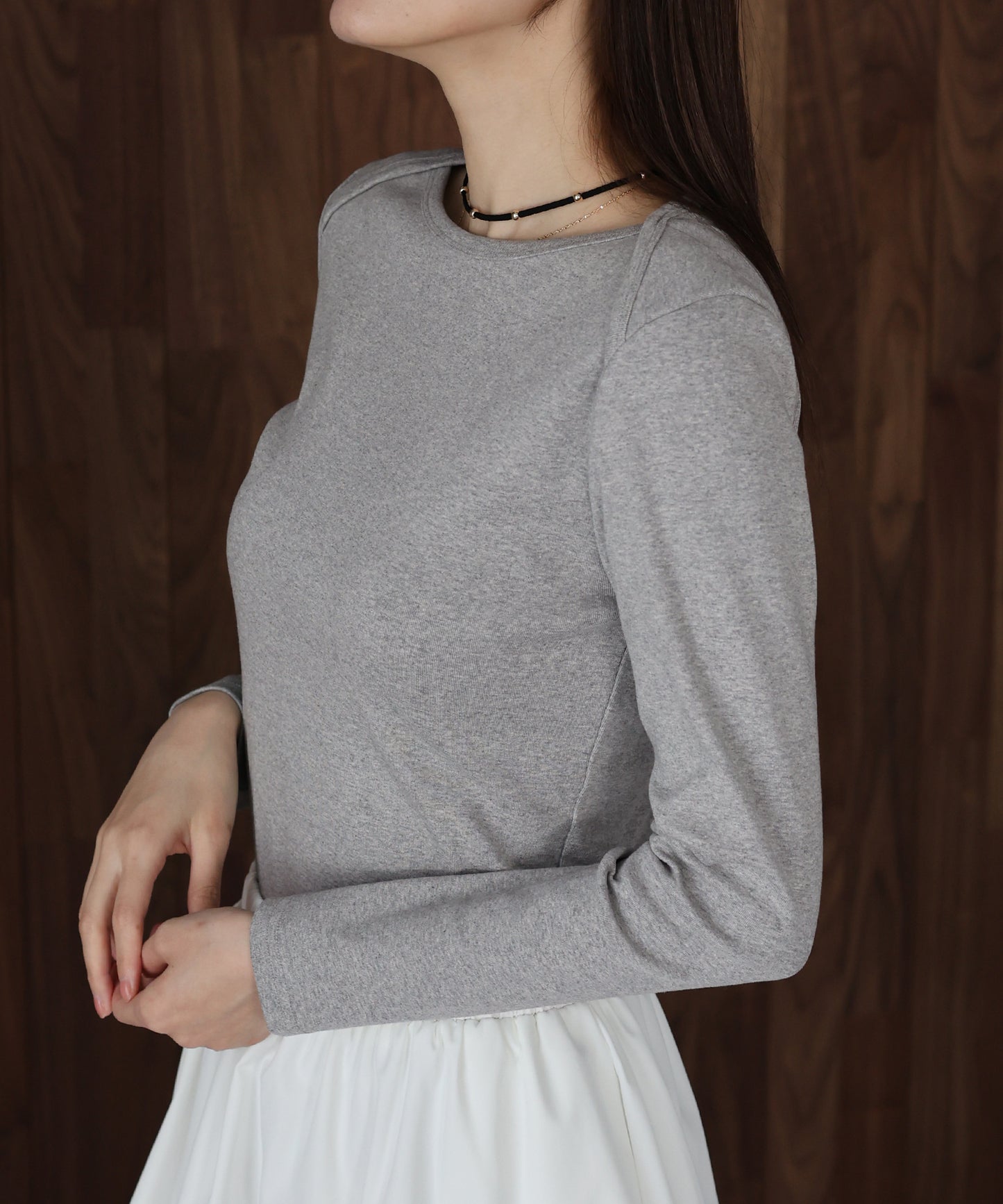 ボートネックTシャツ【ネコポス】