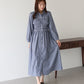 【TIME SALE】シャーリングシャツワンピース