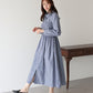 【TIME SALE】シャーリングシャツワンピース