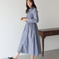 【早割5％OFF】シャーリングシャツワンピース