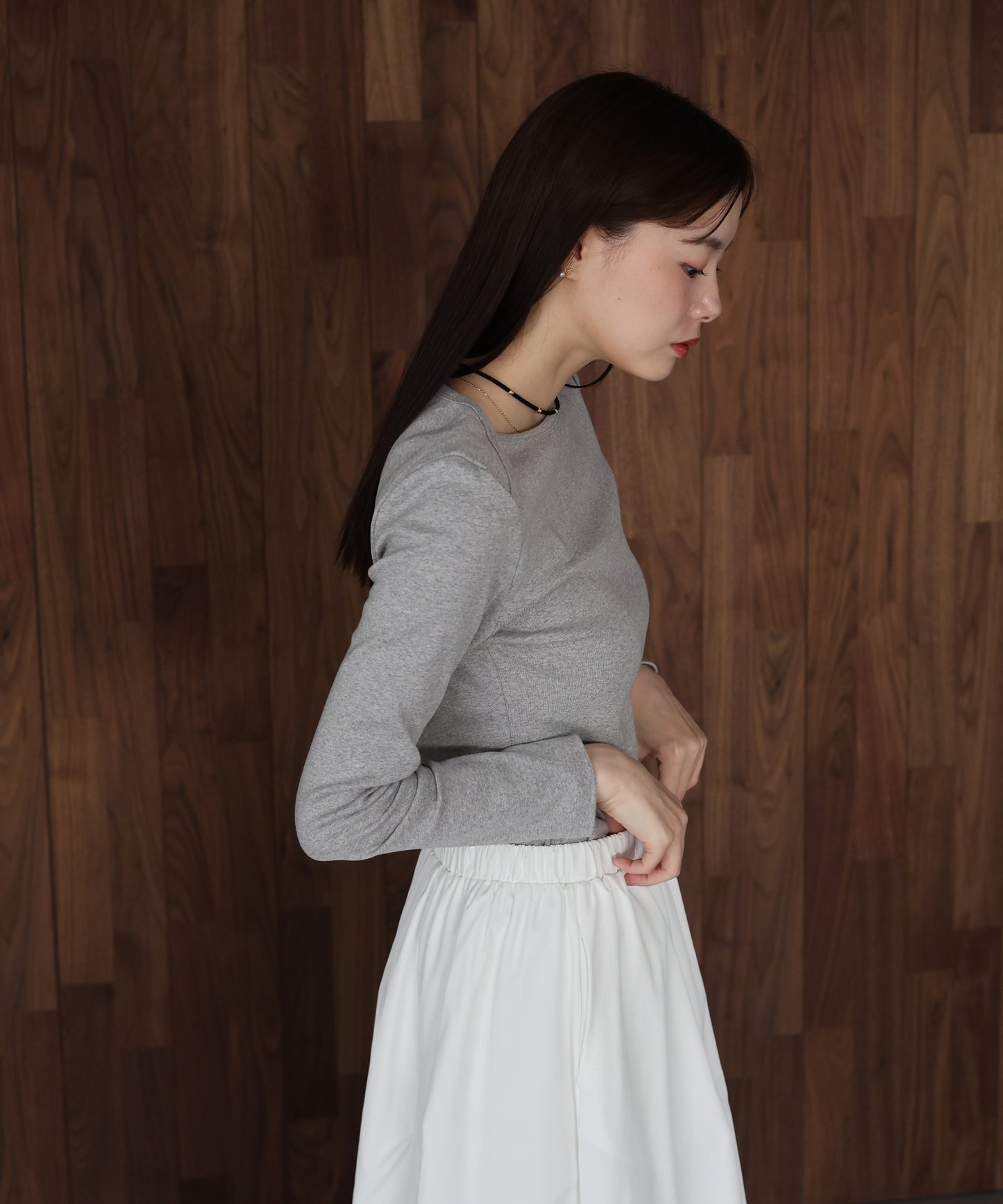 ボートネックTシャツ【ネコポス】