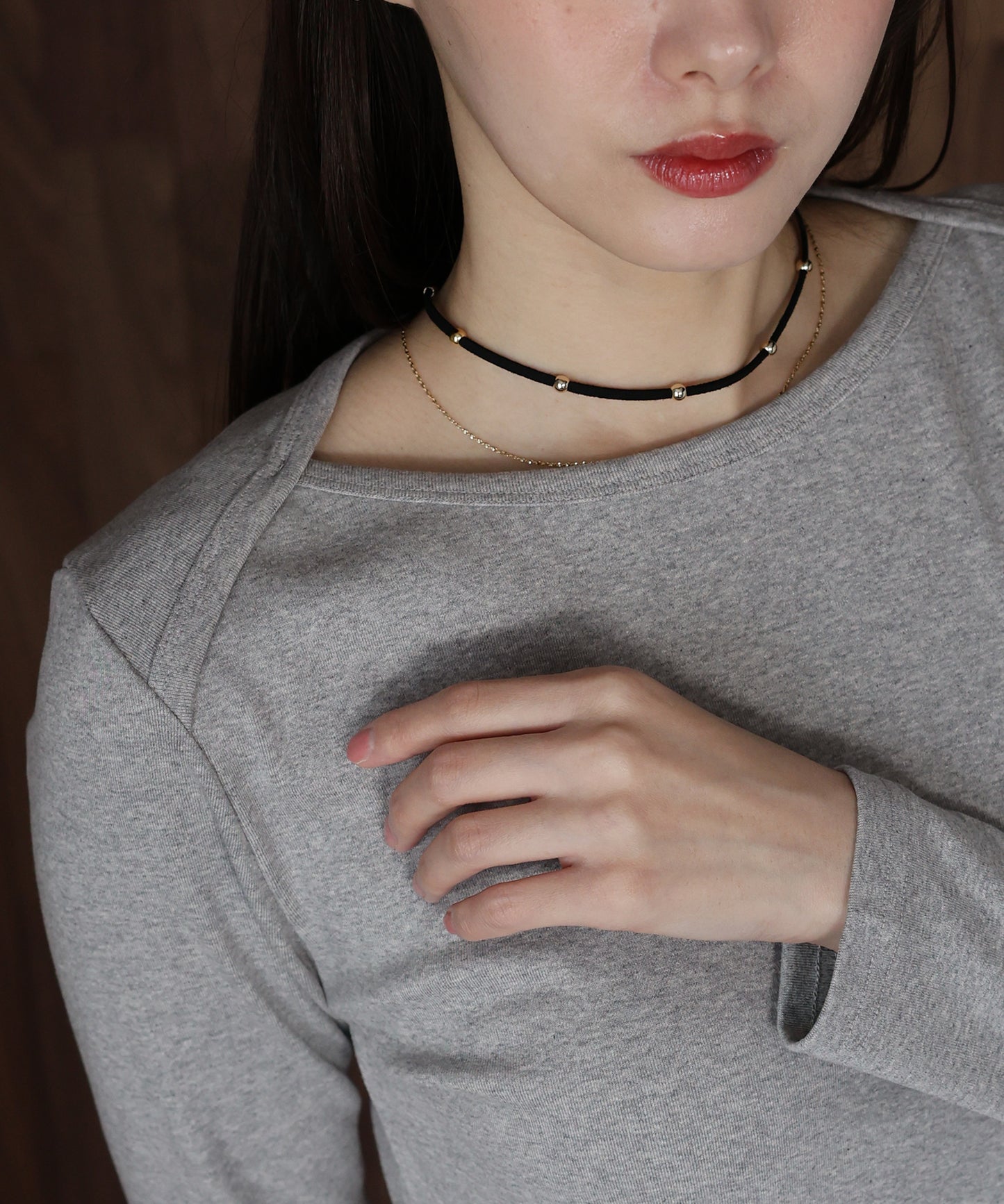 ボートネックTシャツ【ネコポス】