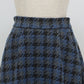 【早割5％OFF】ツイードチェックフレアスカート