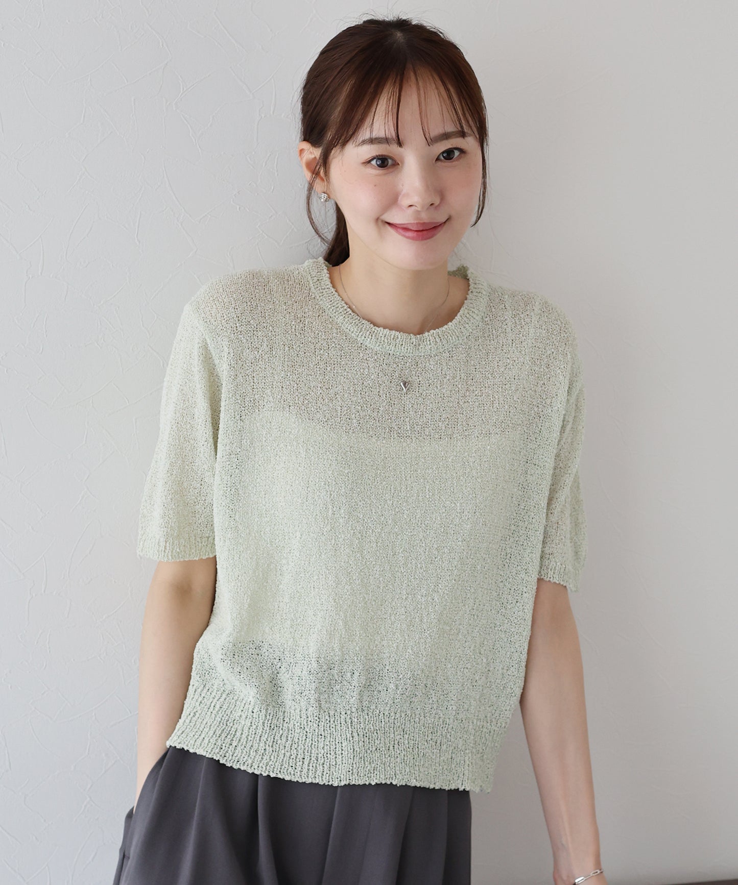 【TIME SALE】メッシュニット