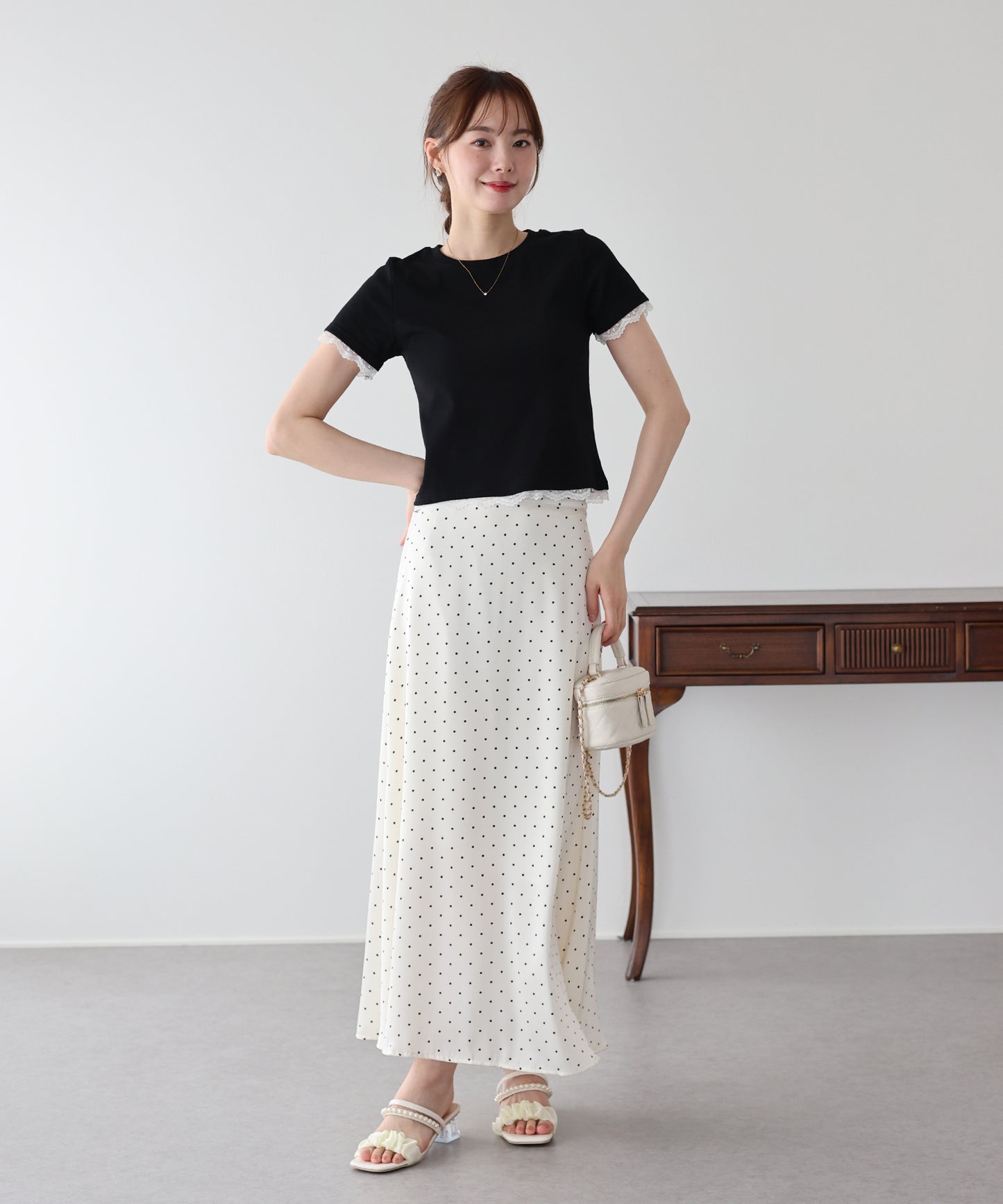レースドッキングTシャツ【メール便】