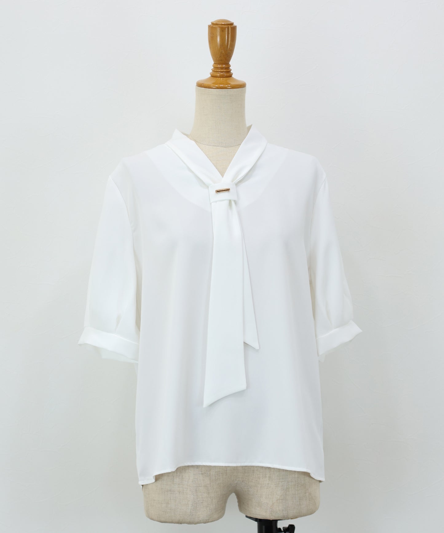 【早割5％OFF】メタルバーボウタイブラウス【メール便】