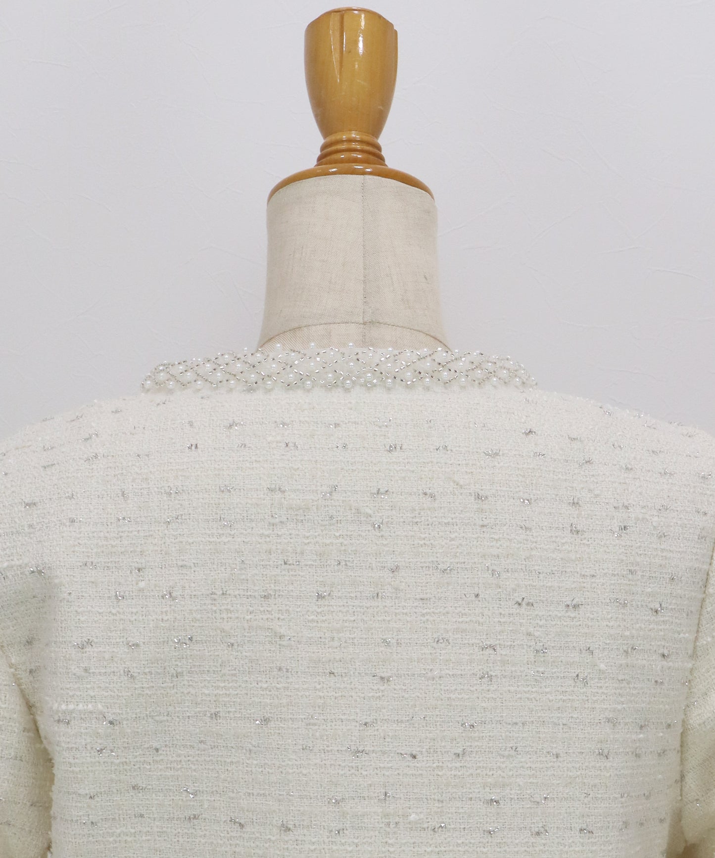 ビジューラメツイードジャケット