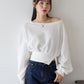 【早割5％OFF】オフショルダースウェット