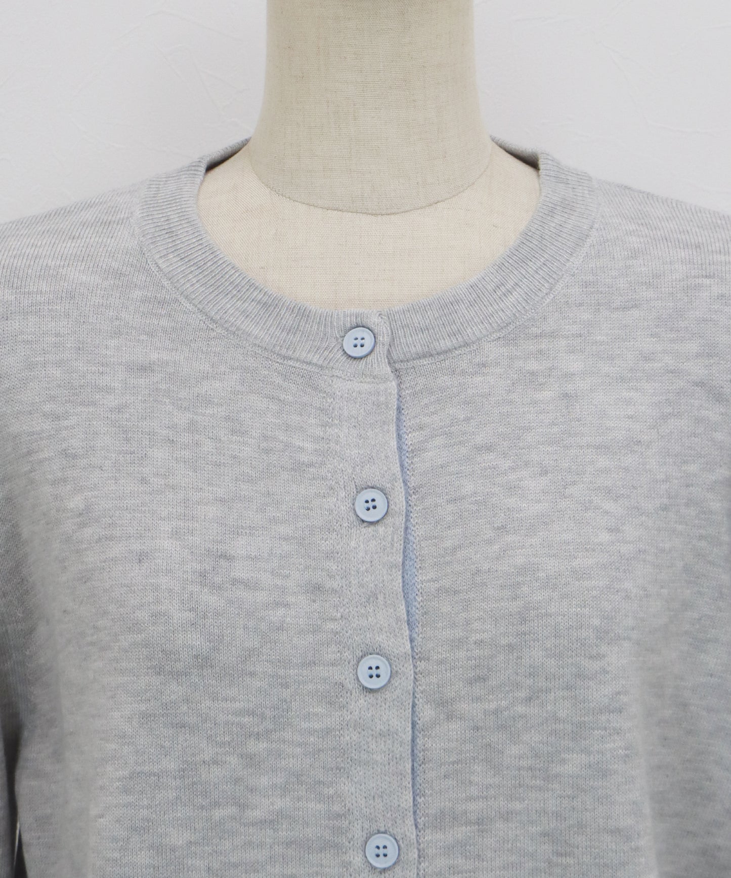 バイカラーカーディガン