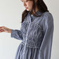 【早割5％OFF】シャーリングシャツワンピース