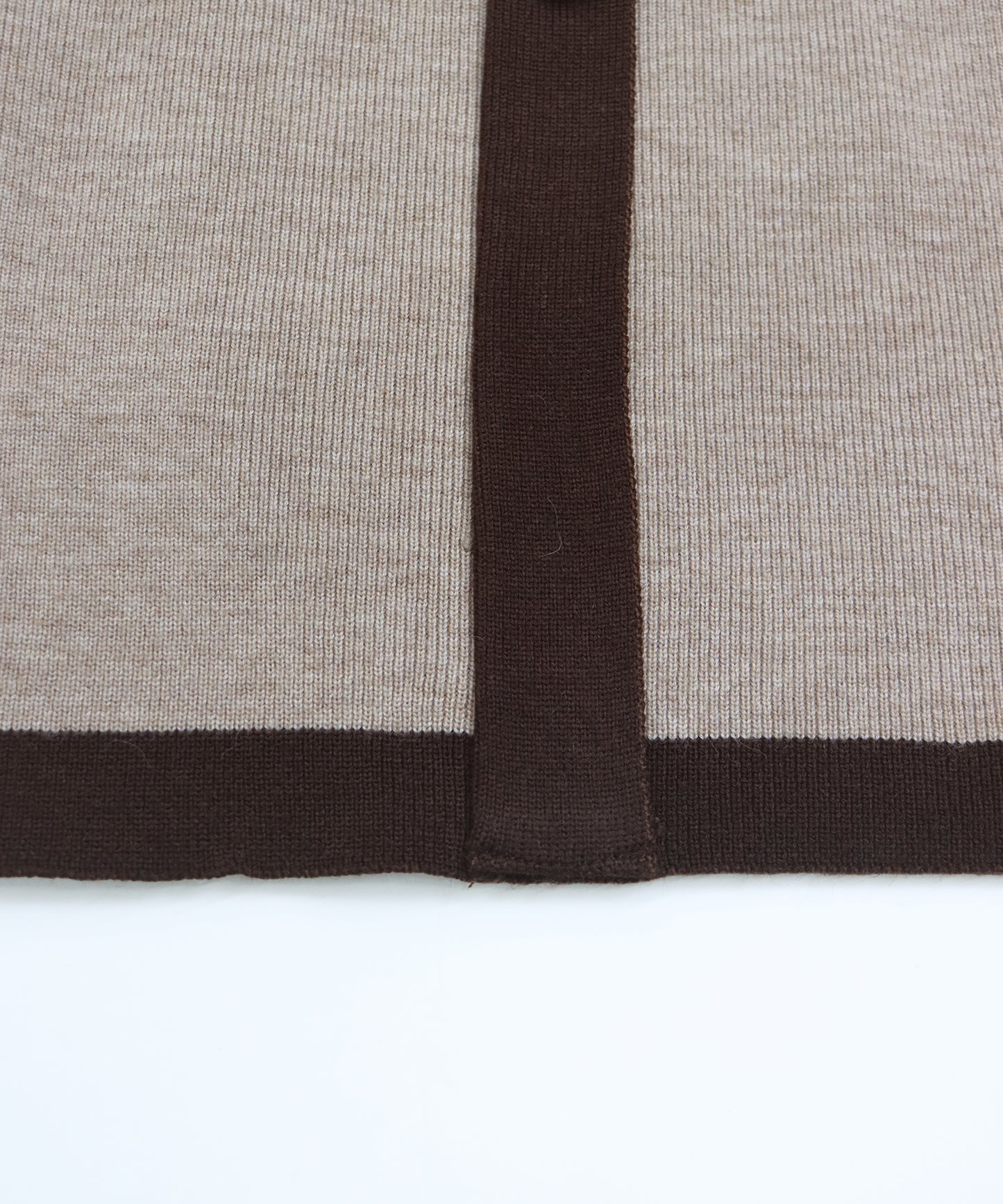 【TIME SALE】配色Vネックニット＆スカート セットアップ