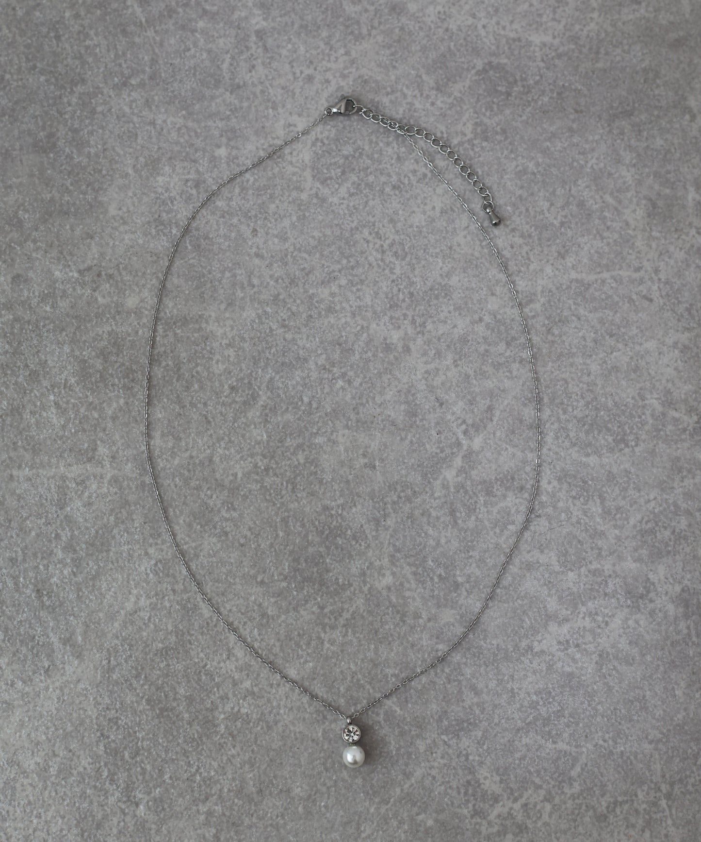 【早割5％OFF】ビジューパールネックレス / サージカルステンレス【ネコポス】