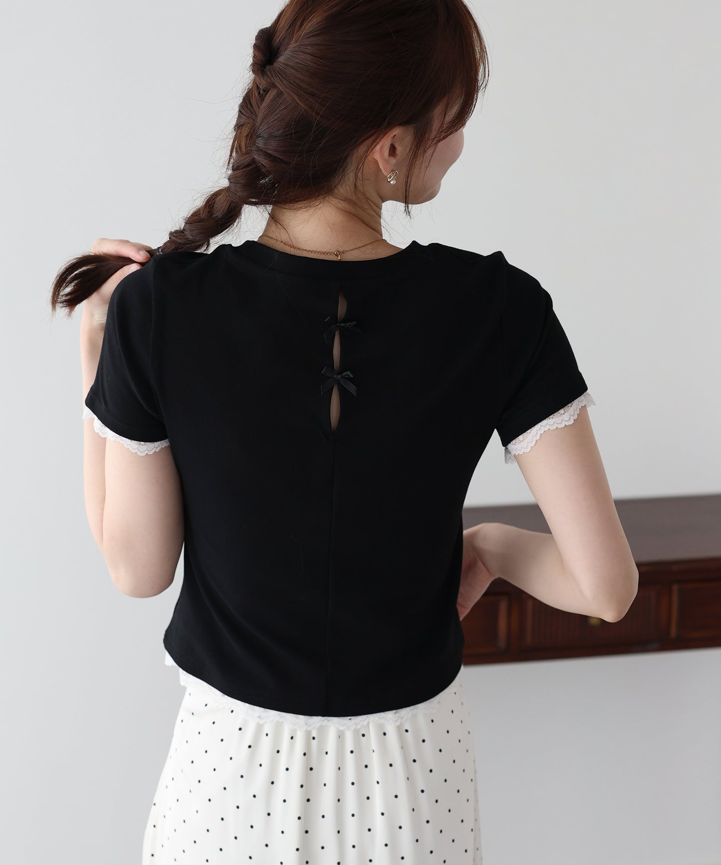 レースドッキングTシャツ【メール便】