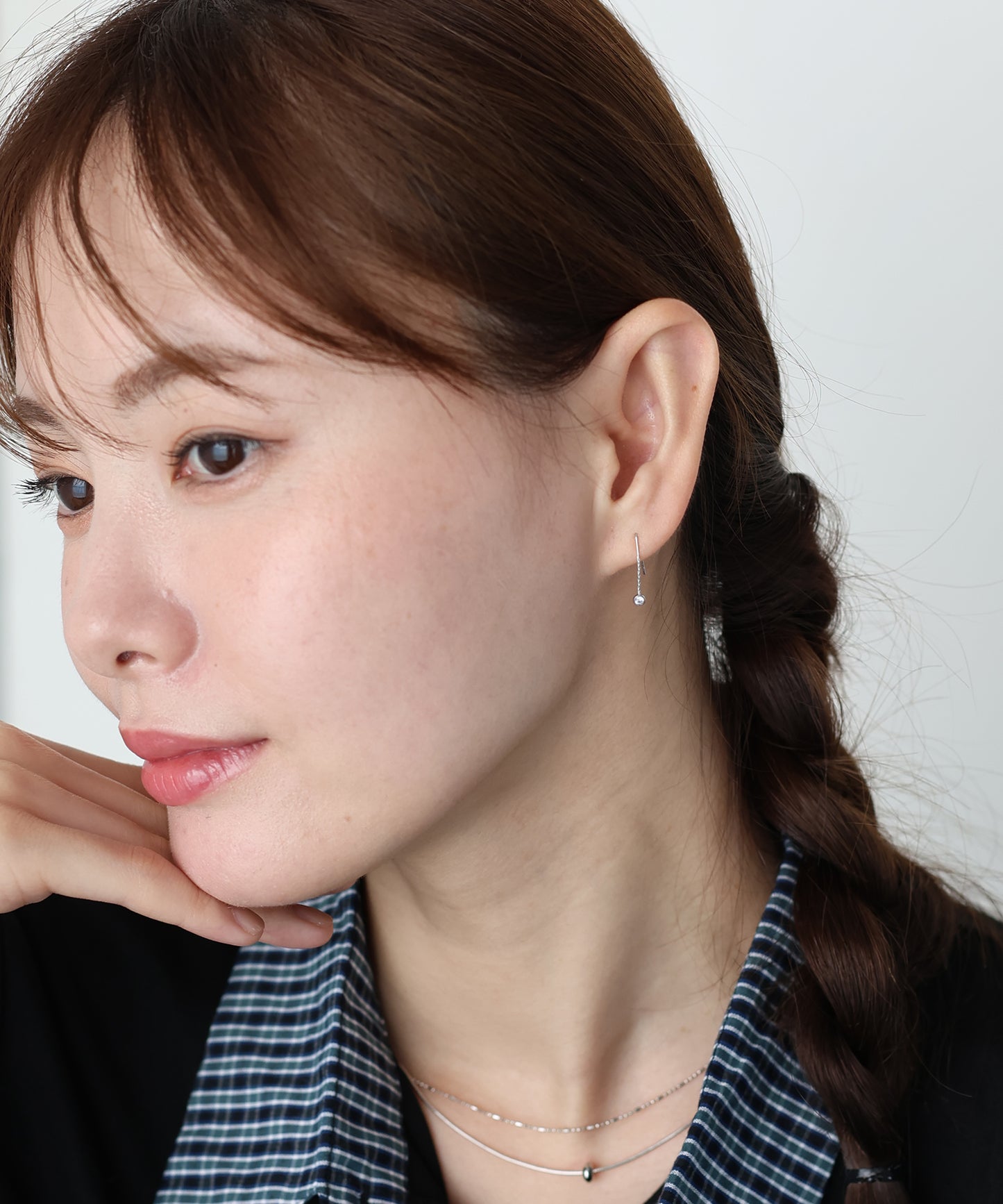 【早割5％OFF】プチビジュードロップピアス / サージカルステンレス【メール便】