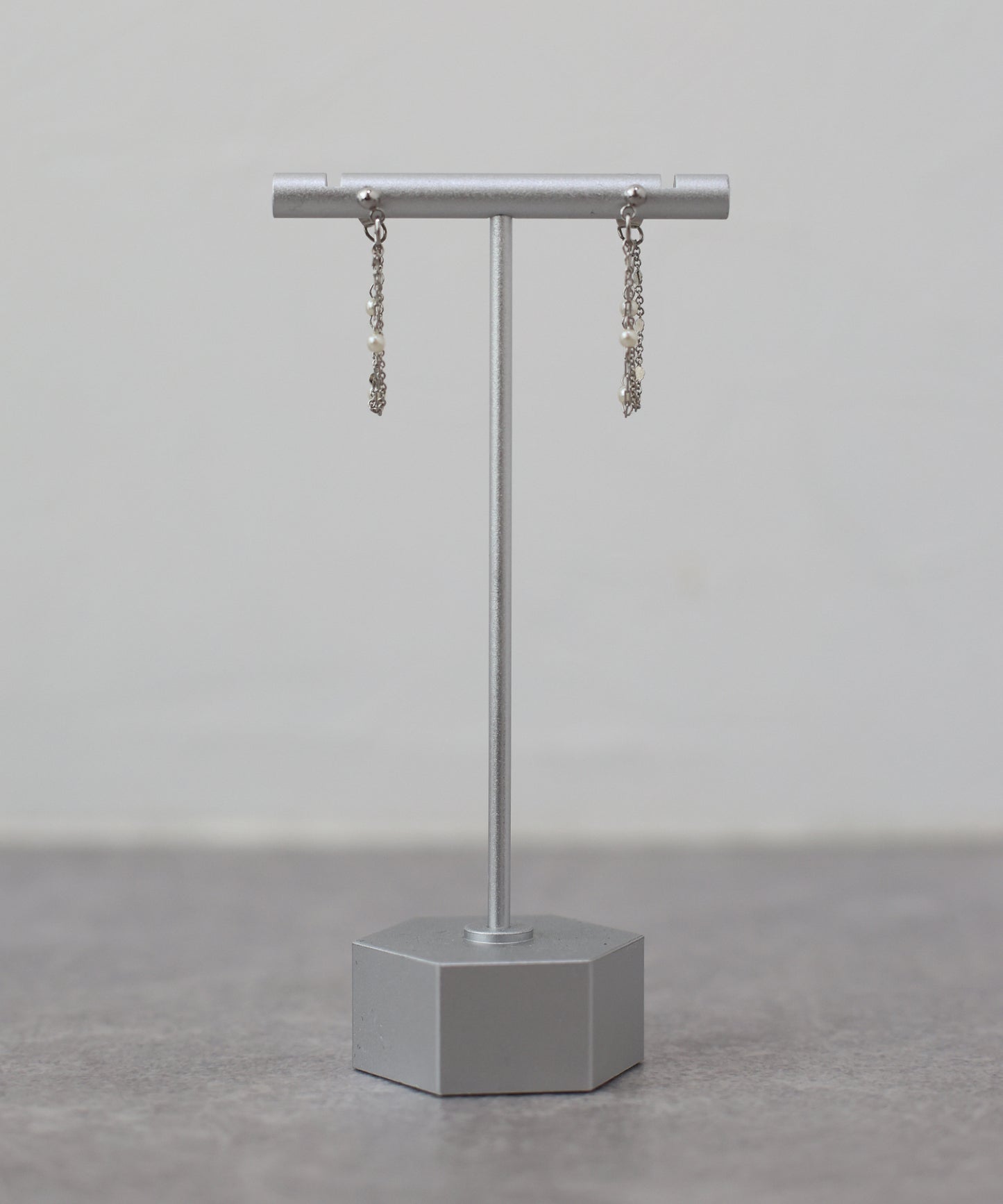 【早割5％OFF】2連フープステーションピアス / ニッケルフリー【ネコポス】