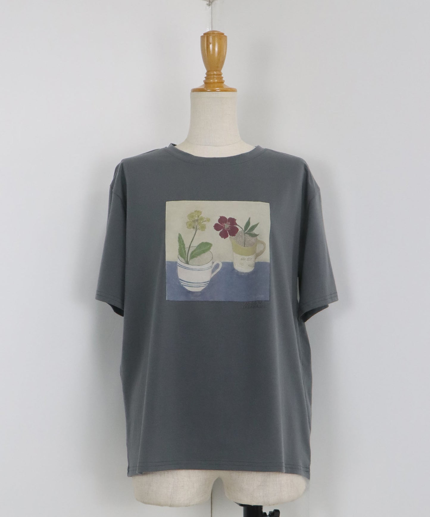 フラワーアートTシャツ【ネコポス】