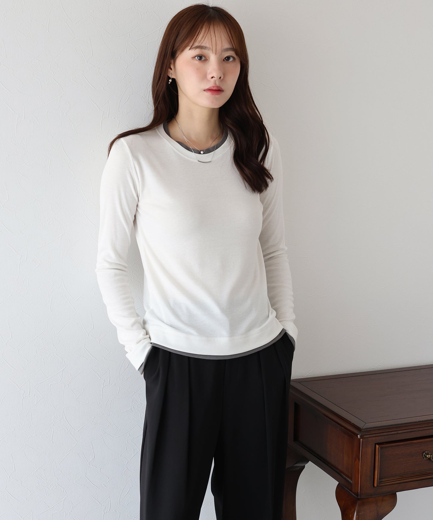 【TIME SALE】レイヤードロンT【ネコポス】