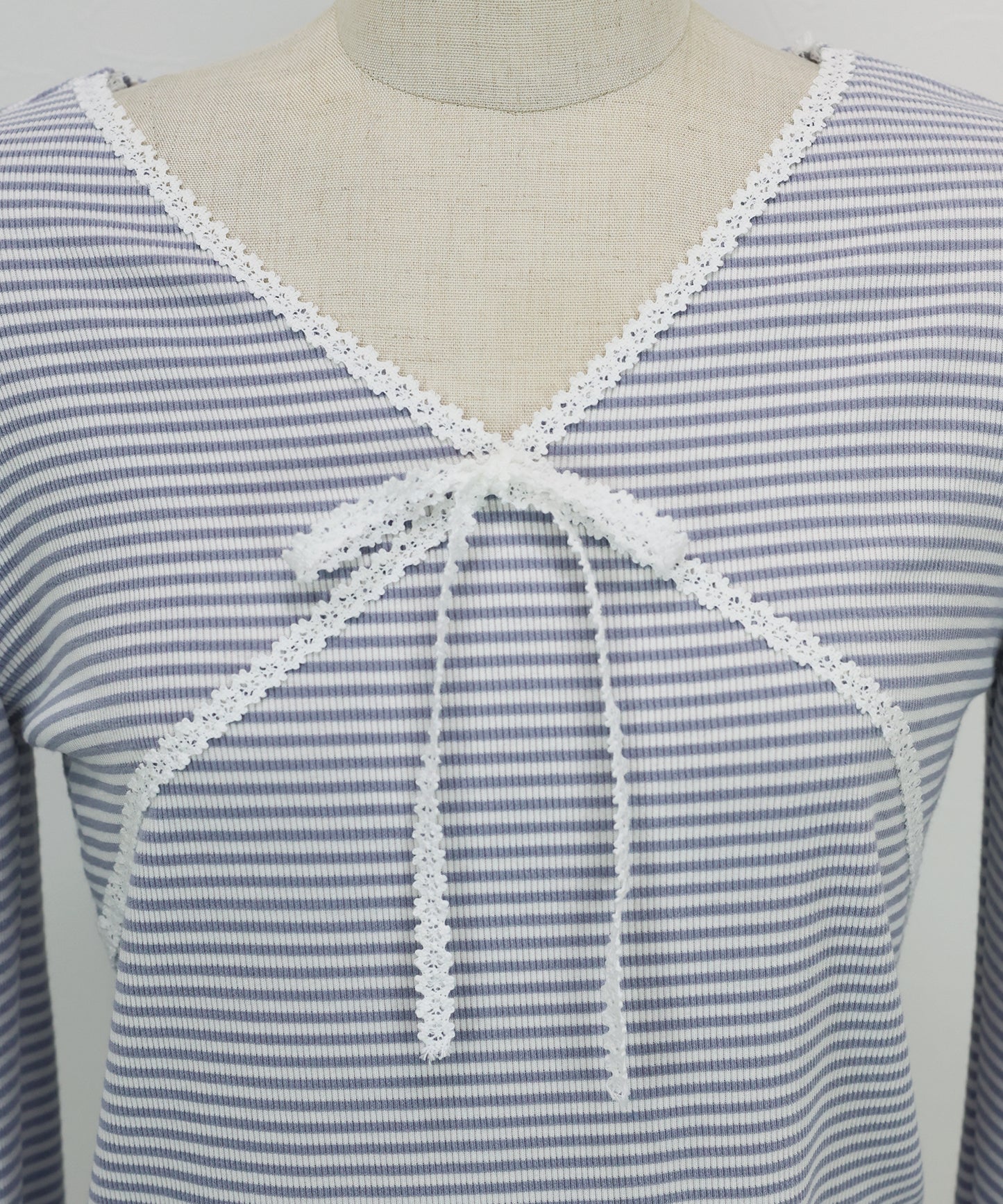 【早割5％OFF】レースボーダーカットソー【ネコポス】