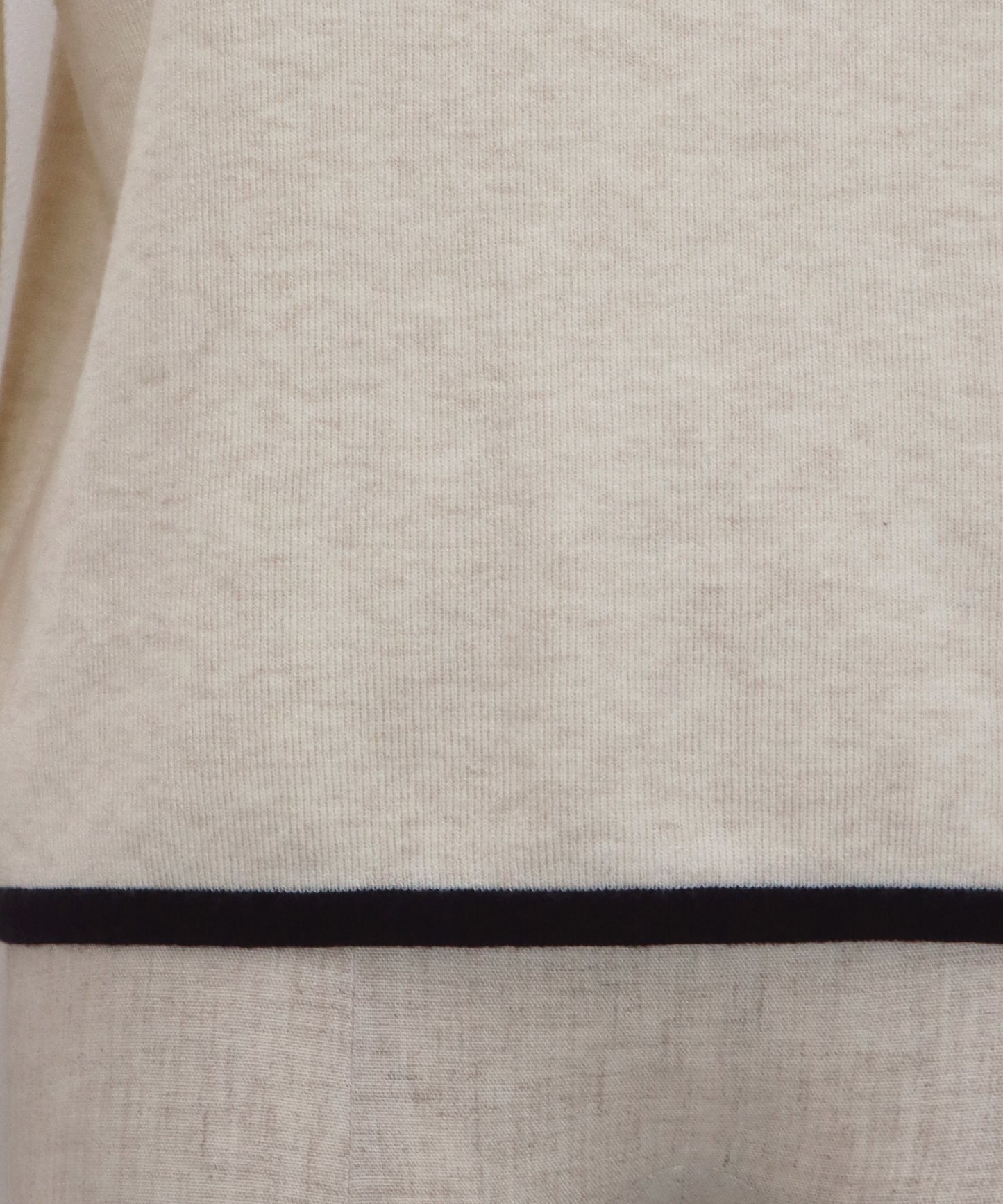 バイカラーポロ襟ニット