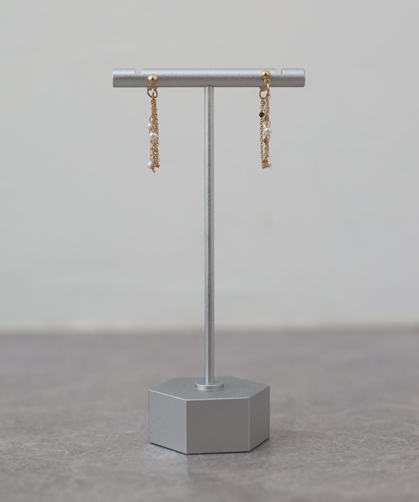 【早割5％OFF】2連フープステーションピアス / ニッケルフリー【ネコポス】