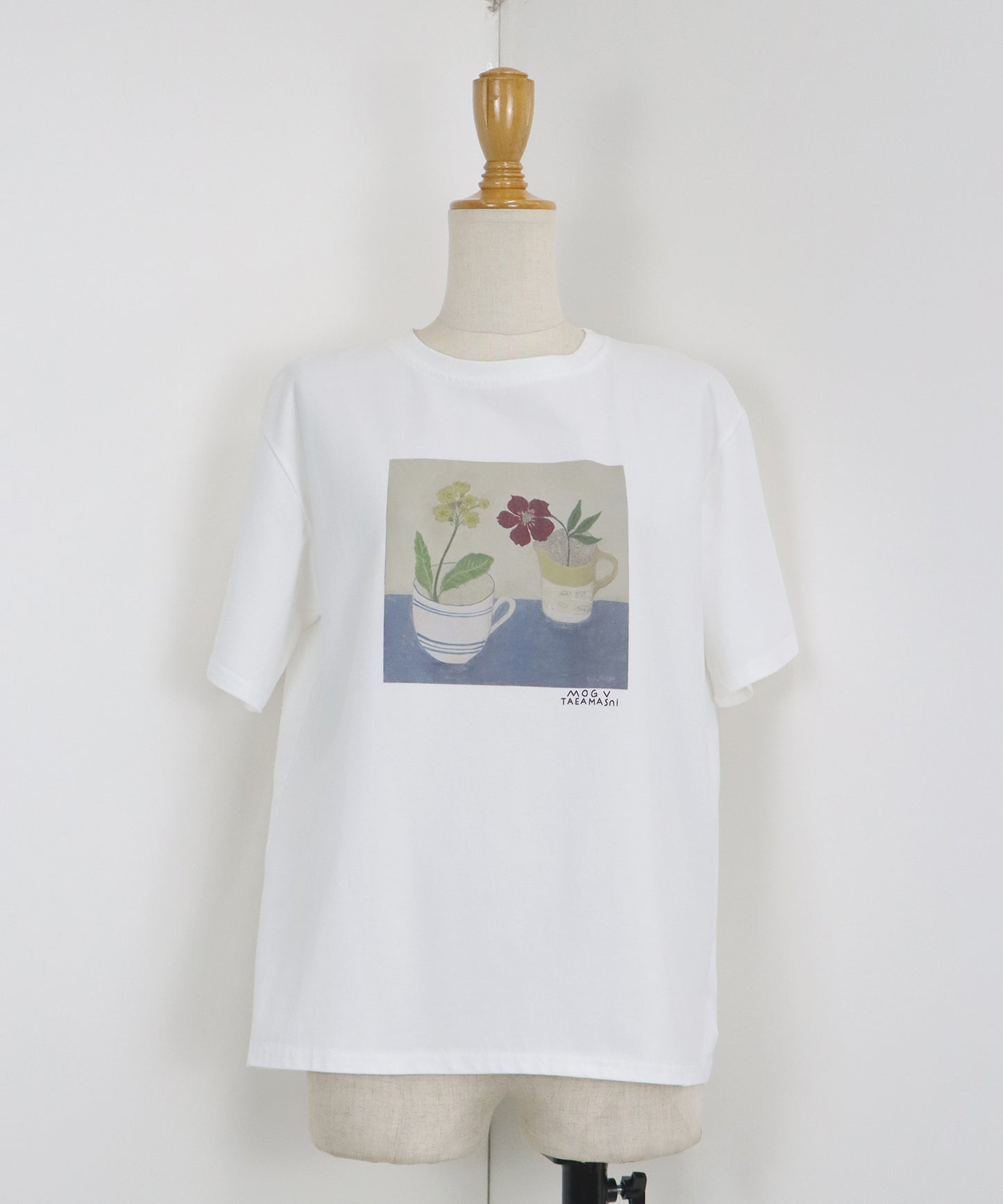 フラワーアートTシャツ【ネコポス】