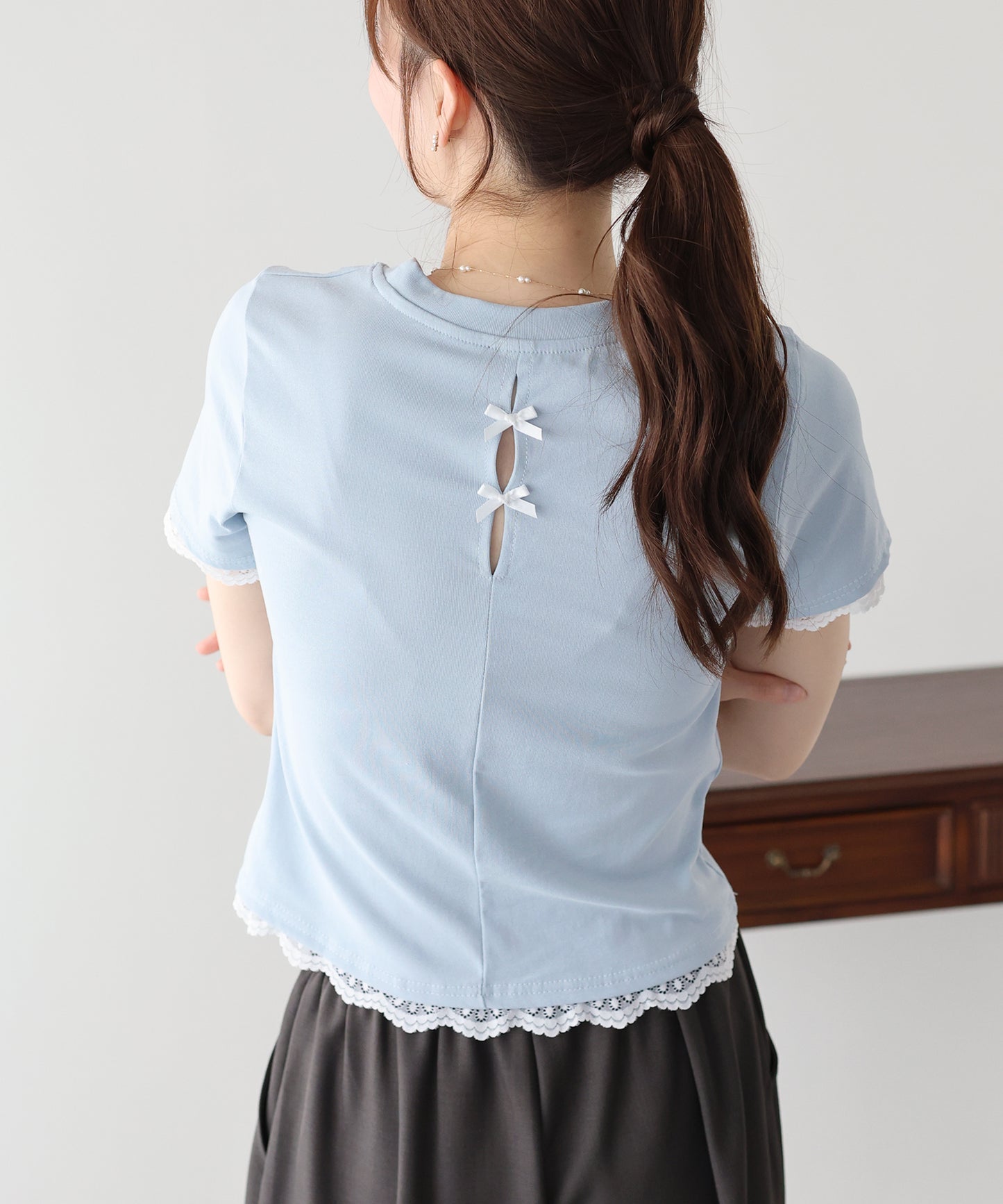 レースドッキングTシャツ【メール便】
