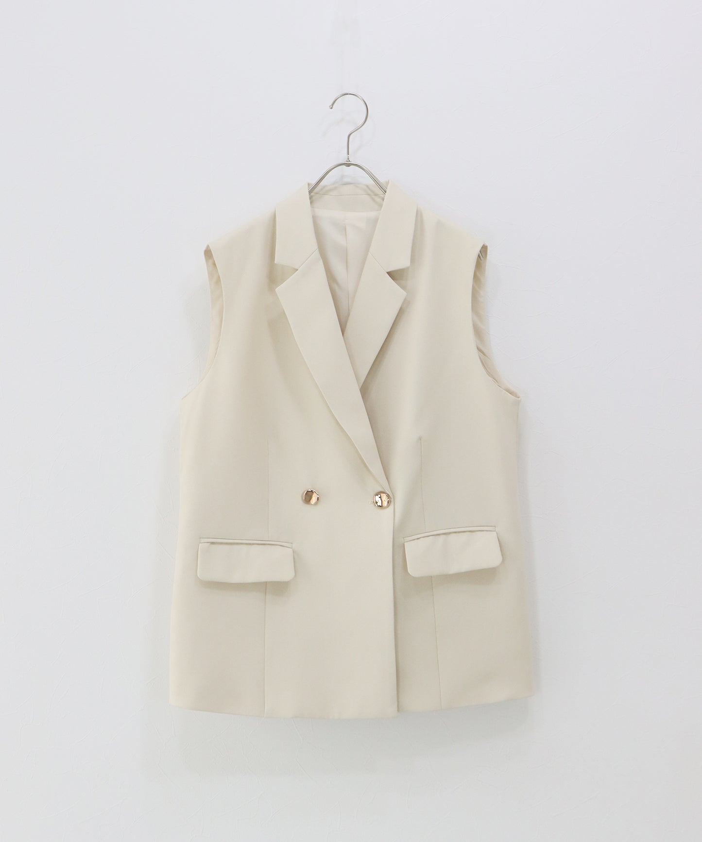 ニュアンスボタンテーラードジレ[ J by blue ]