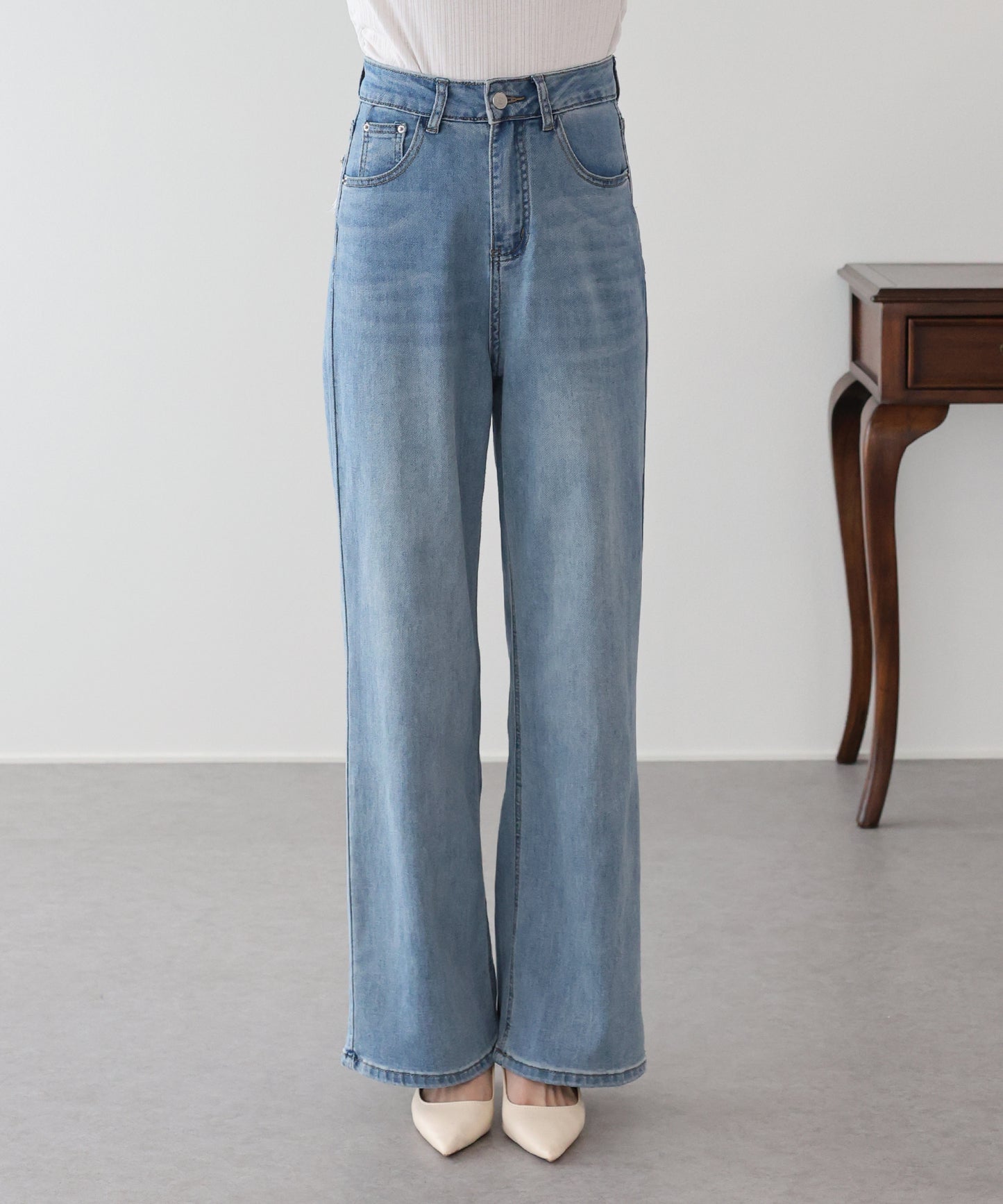 ポケットレースデニム