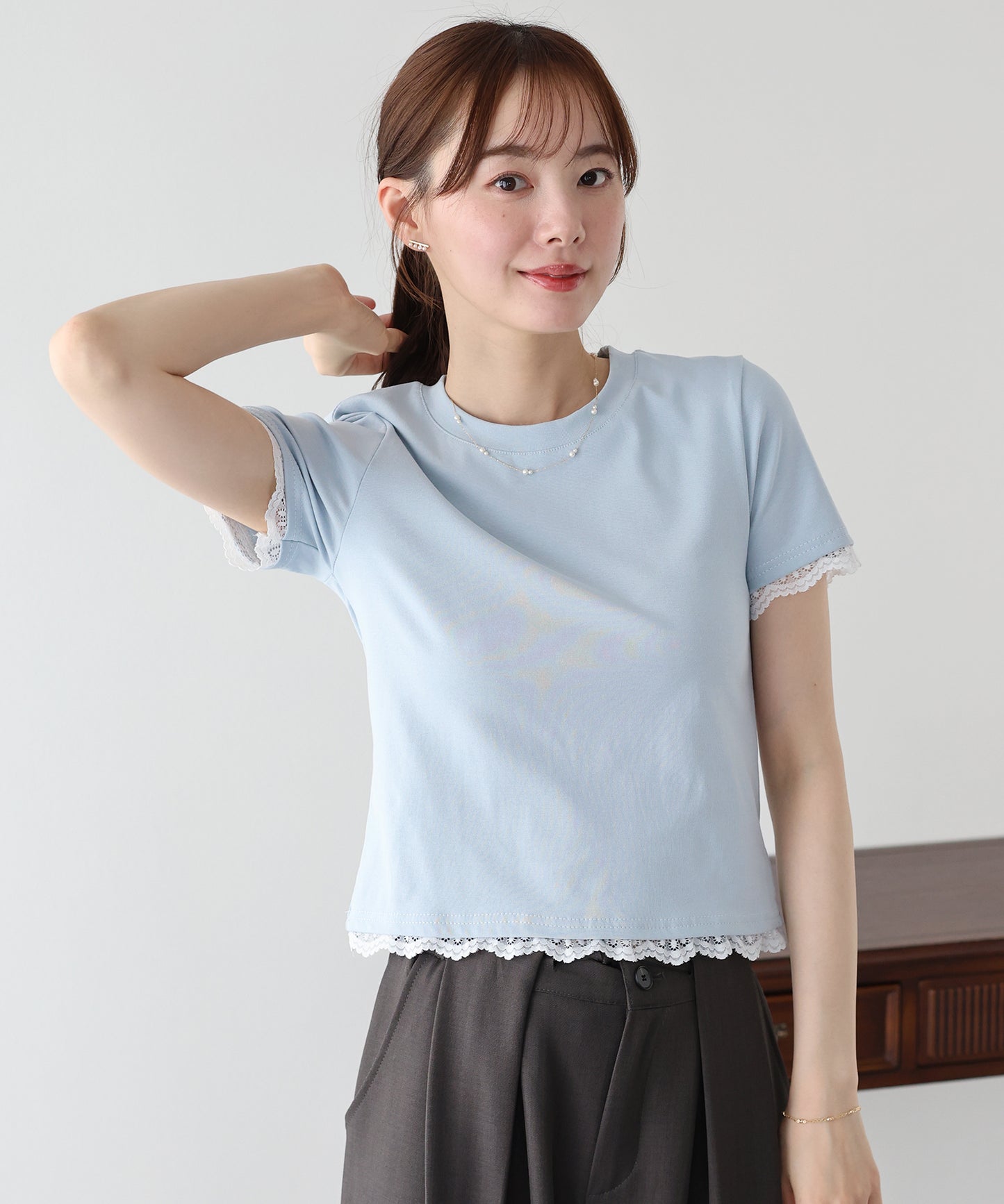 レースドッキングTシャツ【メール便】