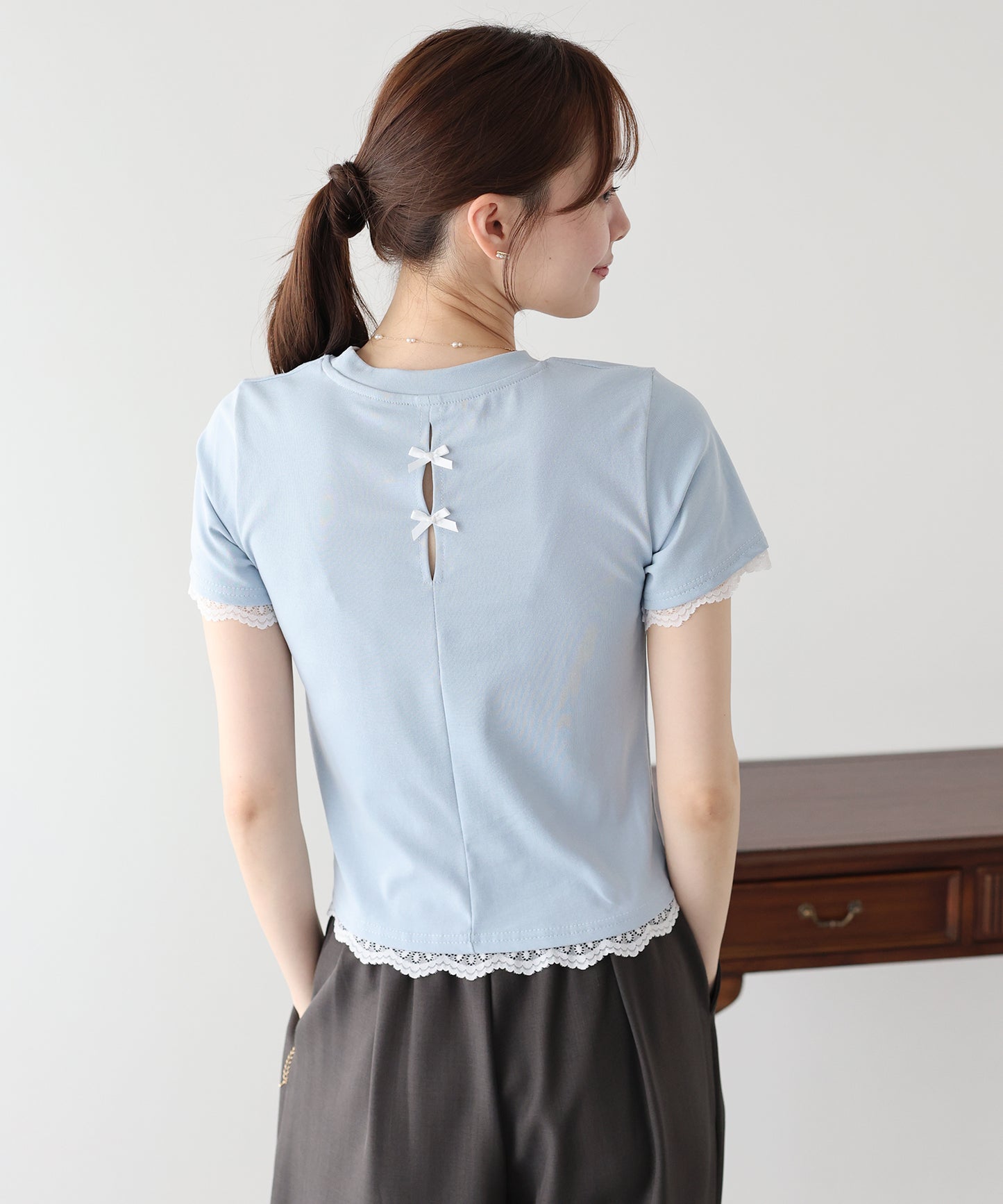 レースドッキングTシャツ【メール便】