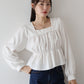 【早割5％OFF】バックリボンペプラムブラウス【ネコポス】