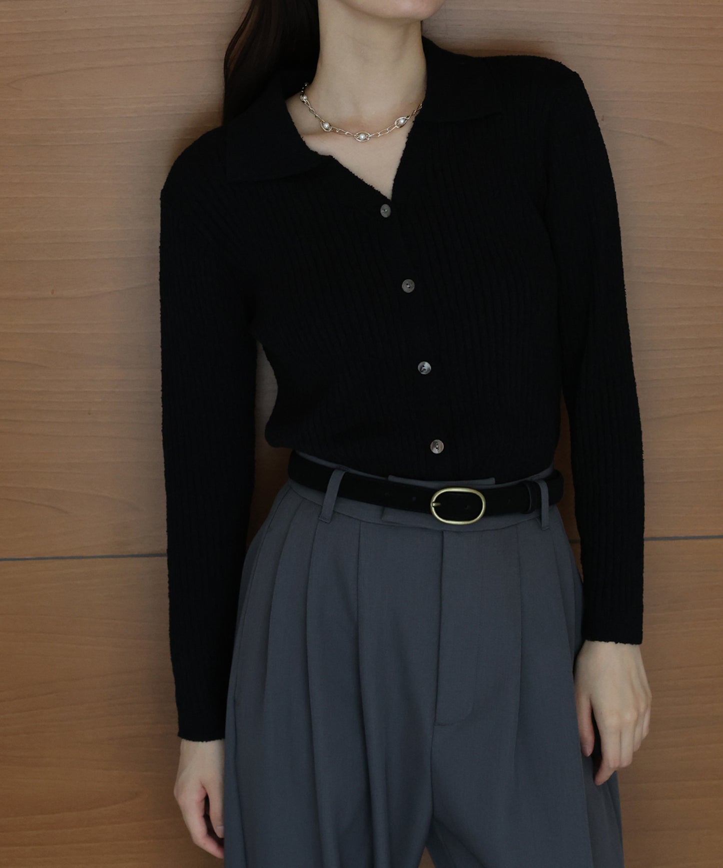 【早割5％OFF】メランジスキッパーニット