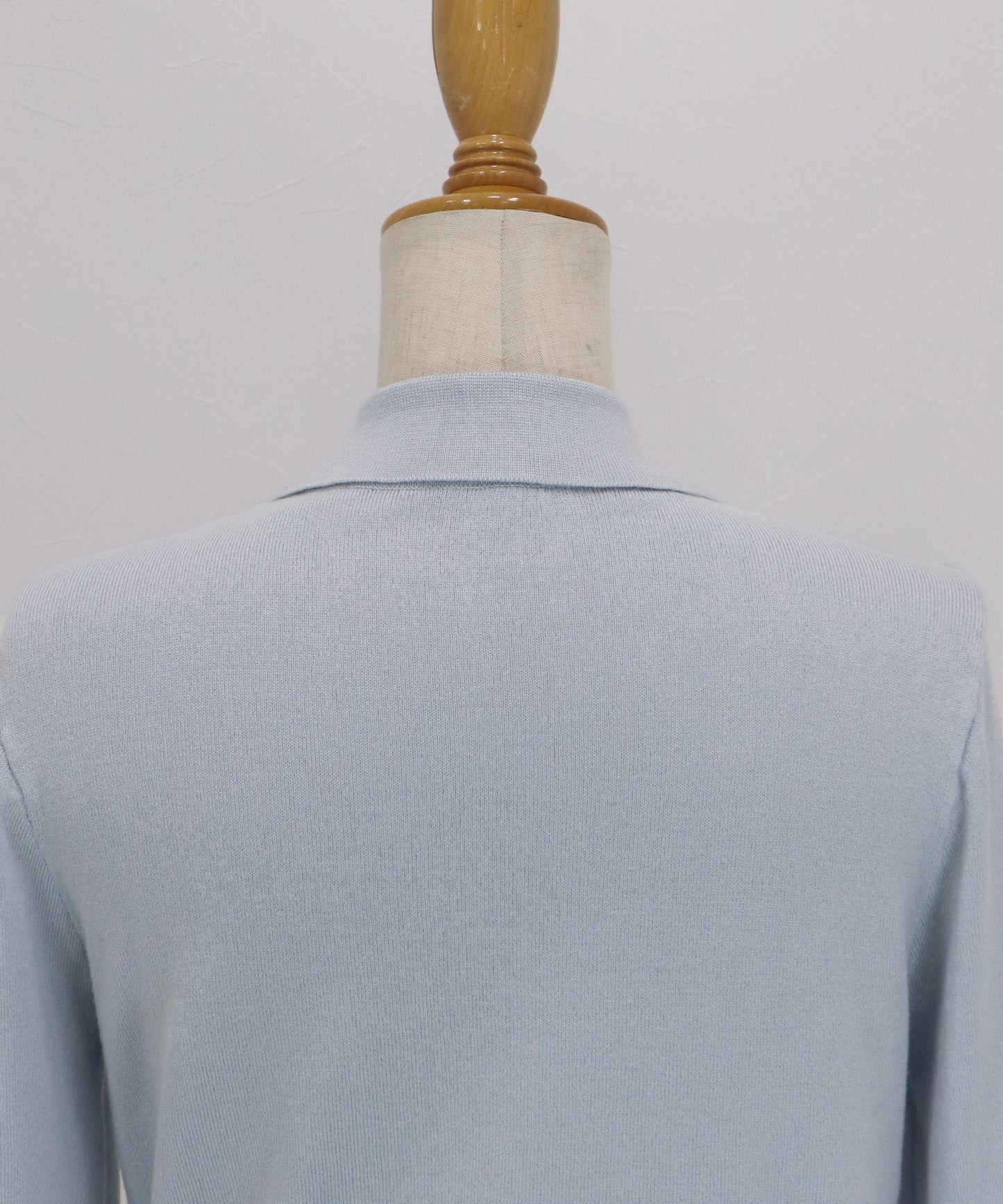 フロントフリルポロカーディガン