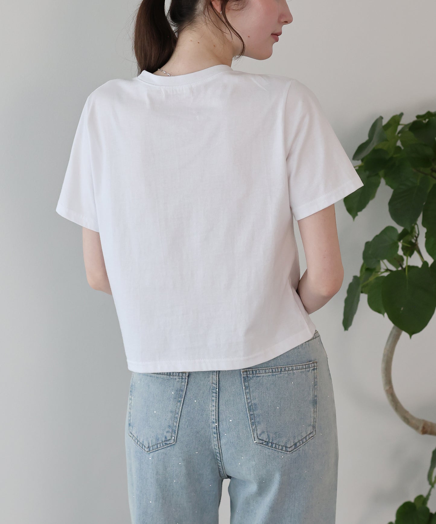 ハートレースショートTシャツ【メール便】