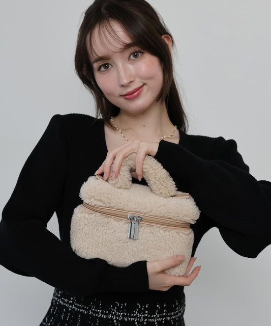 ボアバニティバッグ