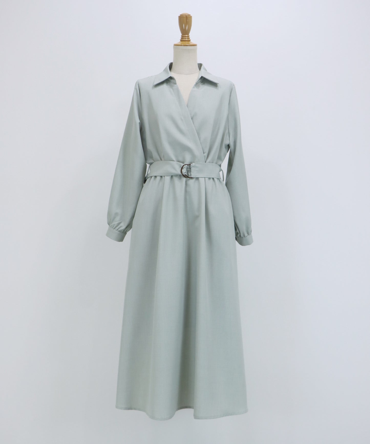 カシュクールシャツワンピース