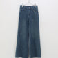 ウェーブラインデニムパンツ