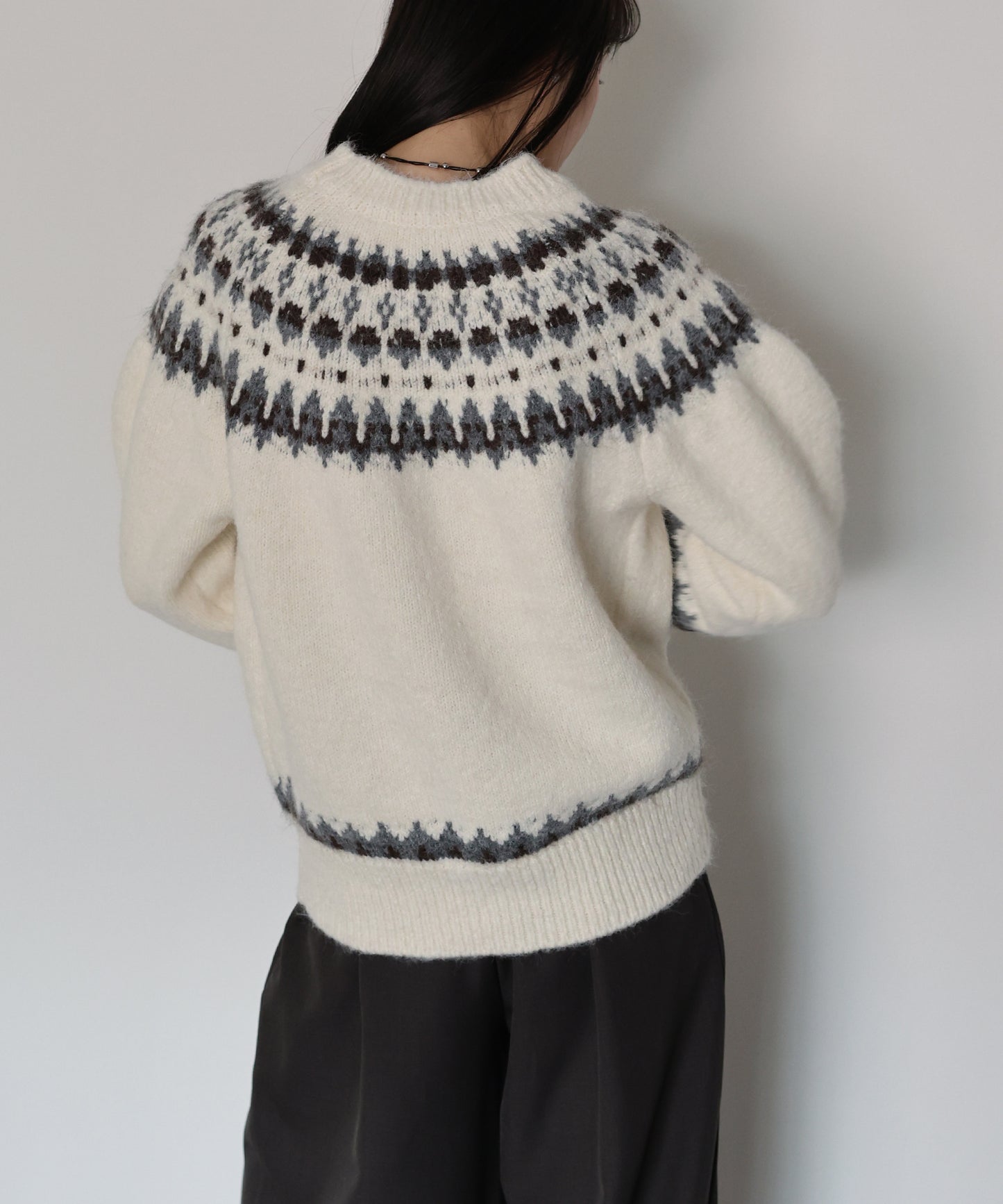 アーガイルニット