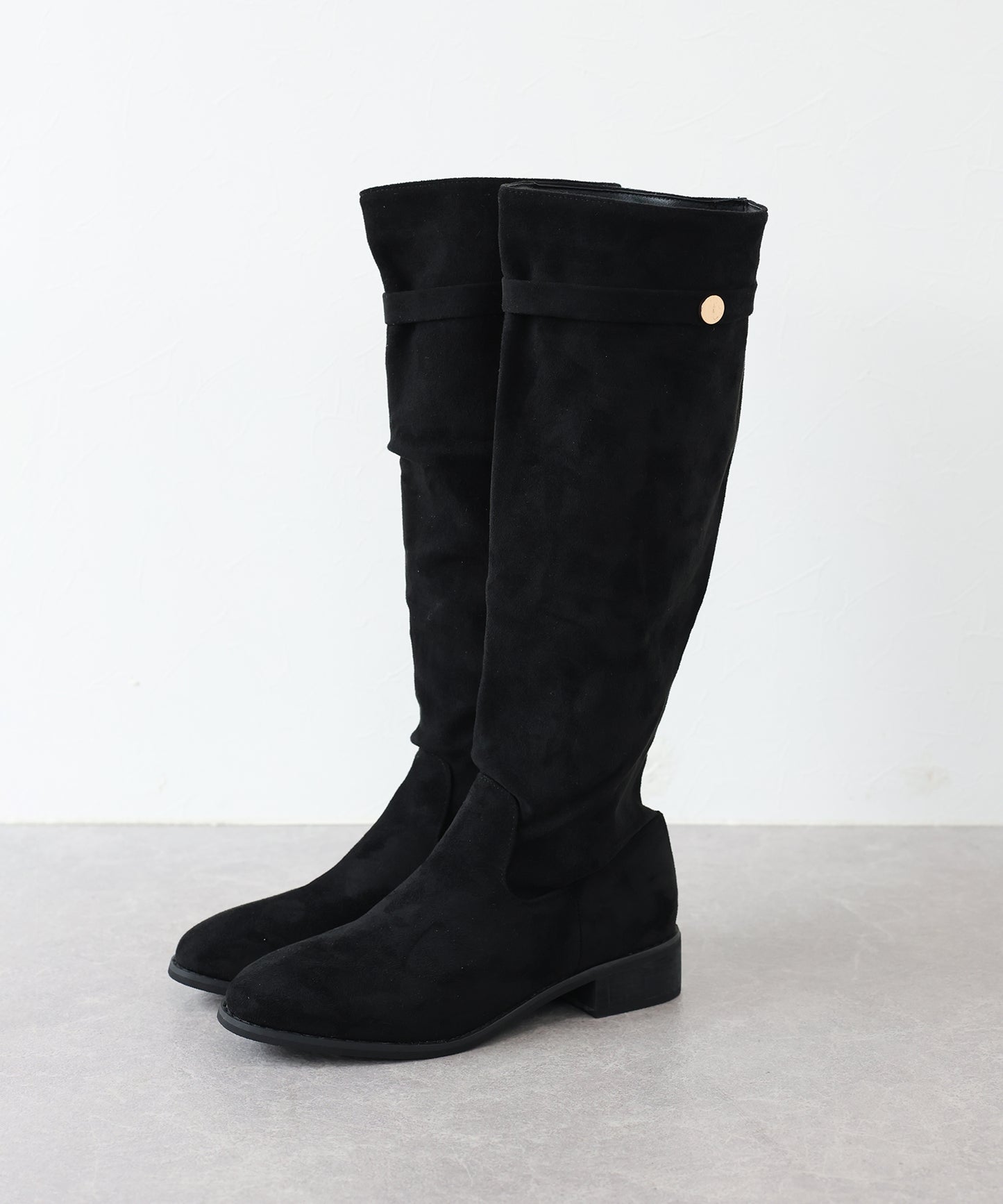 【早割5％OFF】スウェードロングブーツ
