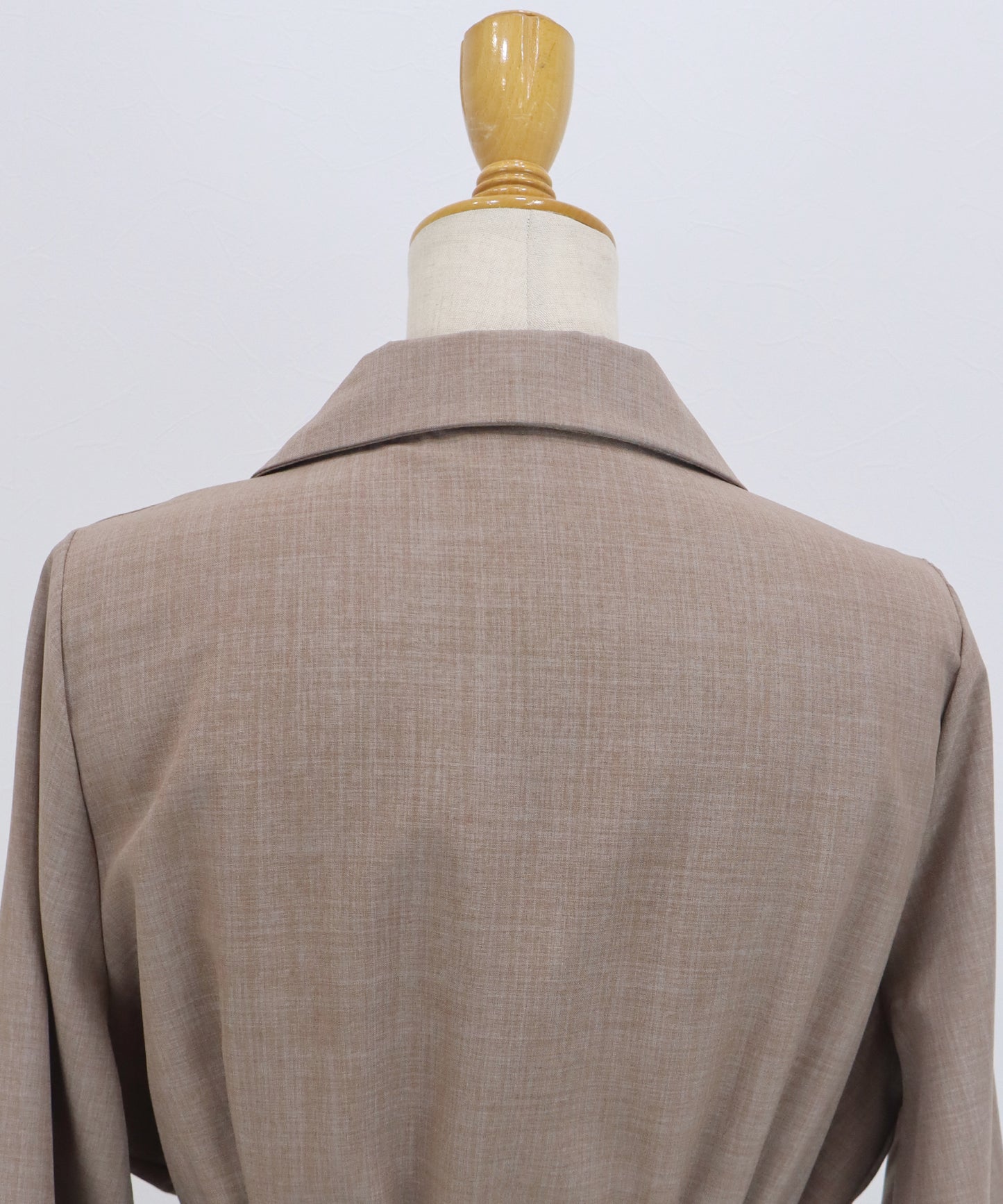 カシュクールシャツワンピース