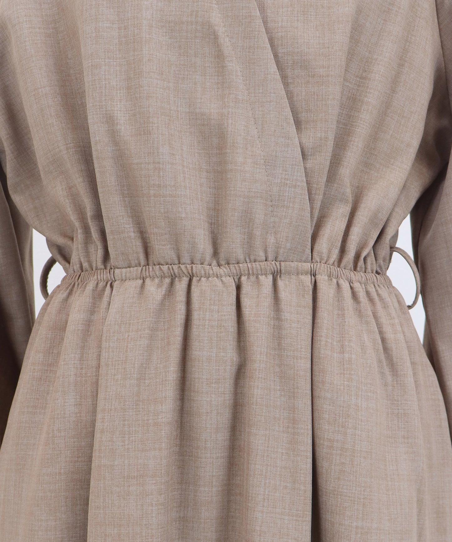 カシュクールシャツワンピース