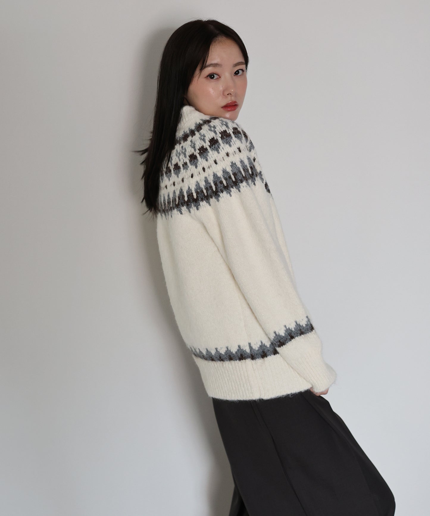 アーガイルニット