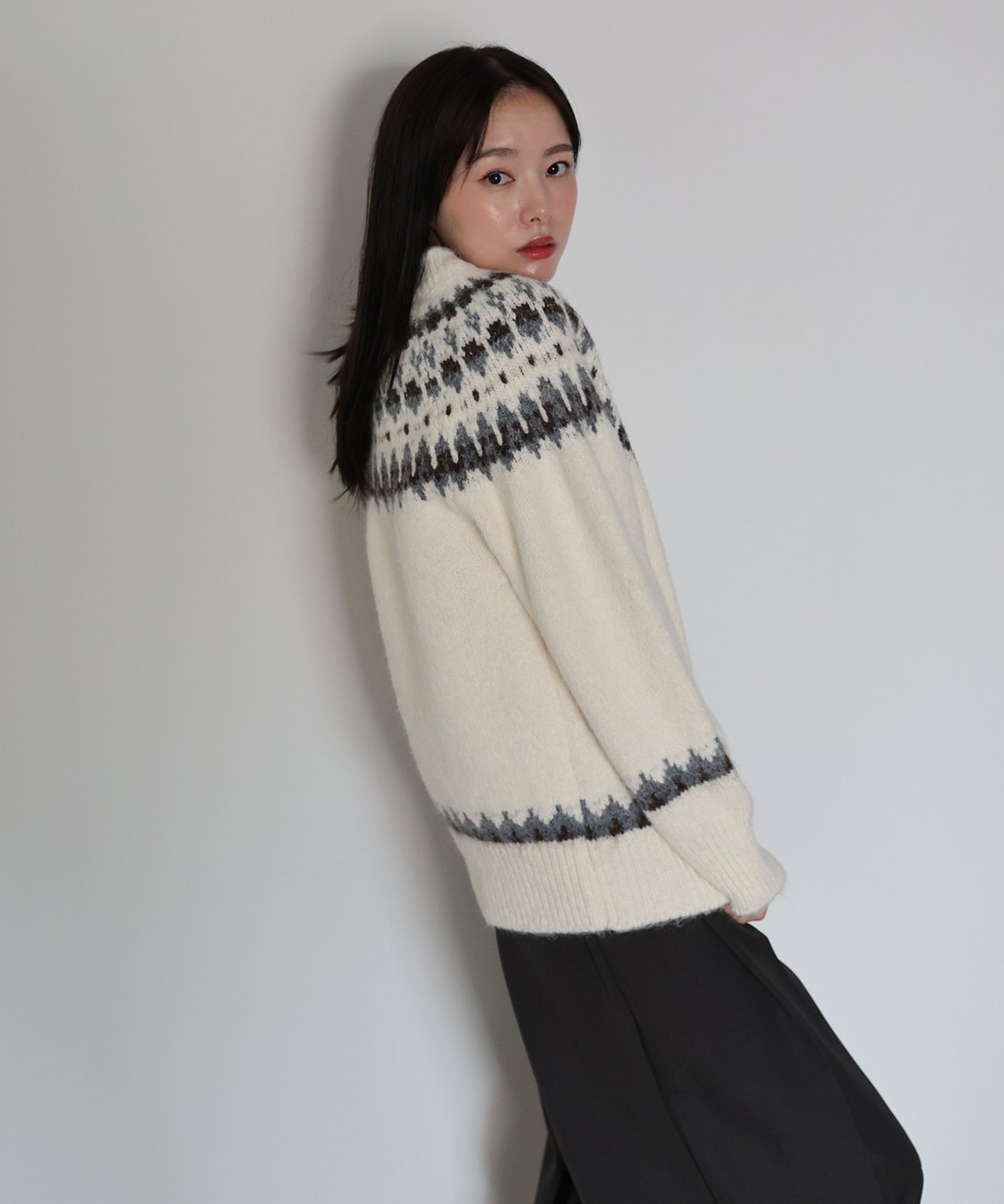 【早割5％OFF】アーガイルニット