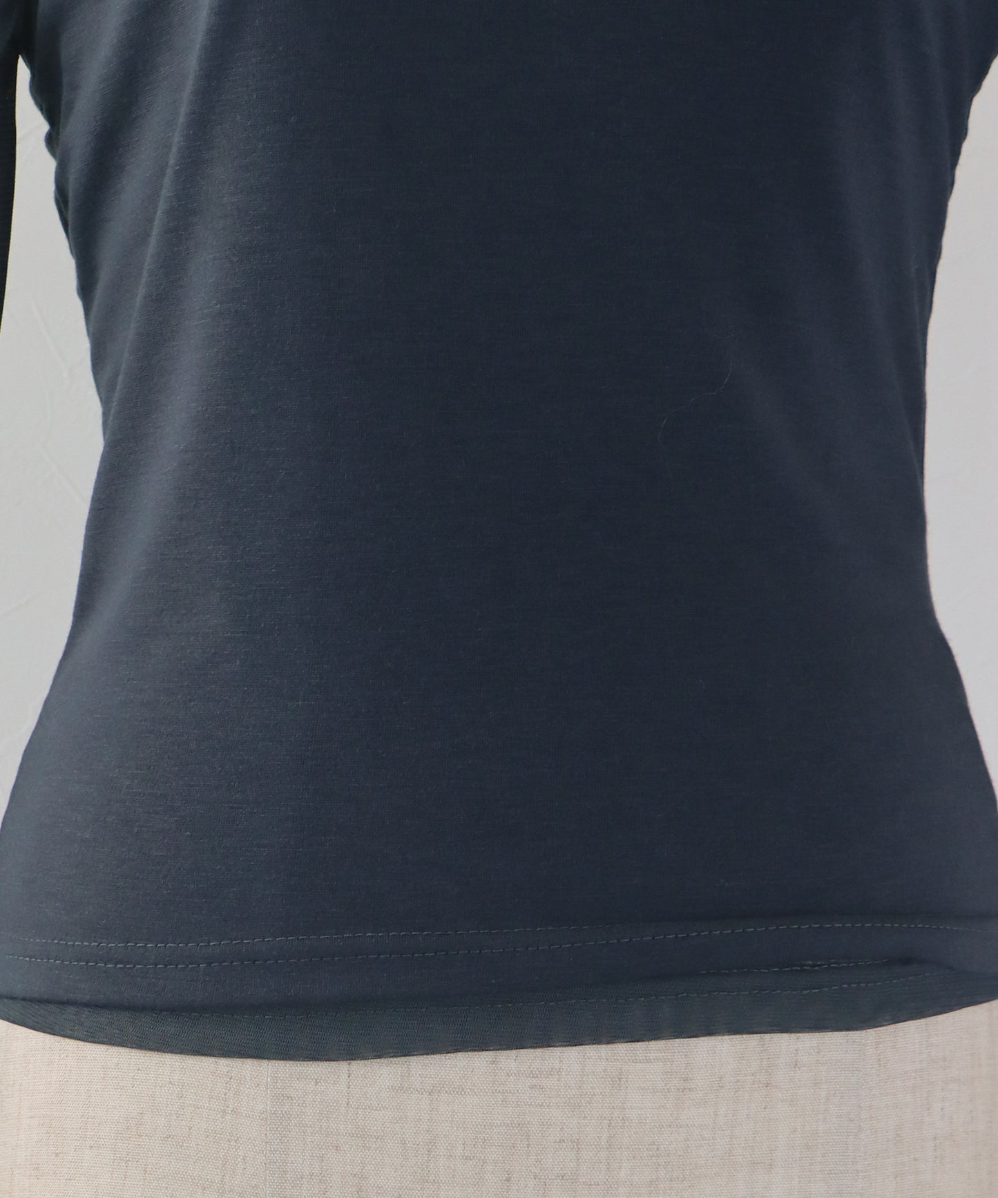 ホルターネックレイヤードシアートップス【ネコポス】